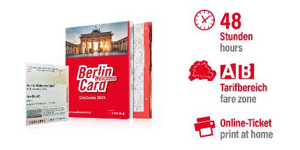 48 Std. AB | Berlin WelcomeCard | Online-Ticket