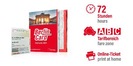 72 Stunden ABC | Berlin WelcomeCard | Online-Ticket