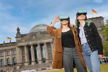 Ticket TimeRide Virtual Reality | Stadtrundgang Guide: Englisch Ermäßigt (Schüler / Student)
