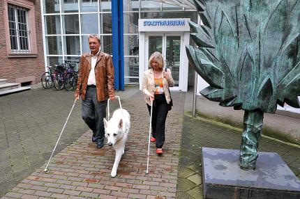 Stadtführung für Blinde und Sehbehinderte