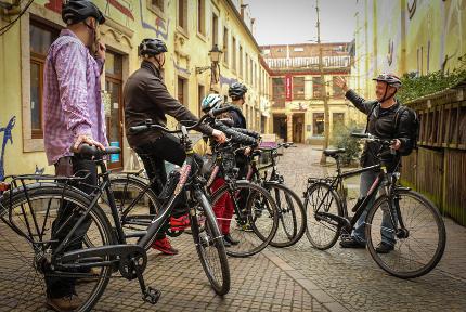 guided city tour with your own bike - adult (from 18 years on)