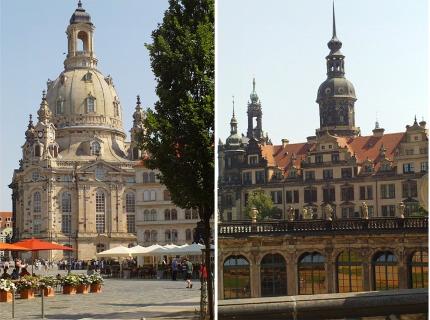 Alte und neue Glanzlichter Dresdens Programm A (Altstadt- und Schlossführung inkl. Neuem Grünen Gewölbe) - Erwachsene(r)