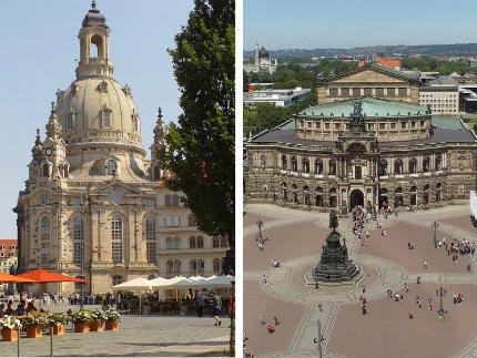 Alte und neue Glanzlichter Dresdens Programm B (Stadtführung & Führung Neues Grünes Gewölbe & Semperoper)-mit Museumscard