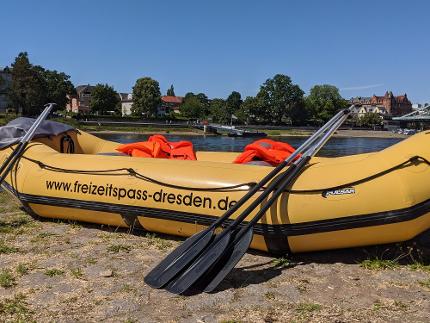 Radebeul-Tour mit dem Schlauchboot - Kind(er) 4-11 Jahre
