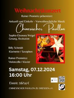 Weihnachtskonzert: Ankunft und Einkehr - Vorweihnachtliche Musik - Vollzahler(in)