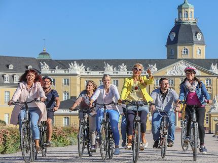 Karlsruhe ERFAHREN - eine Stadtrundfahrt mit dem Fahrrad. Ticket Erwachsener