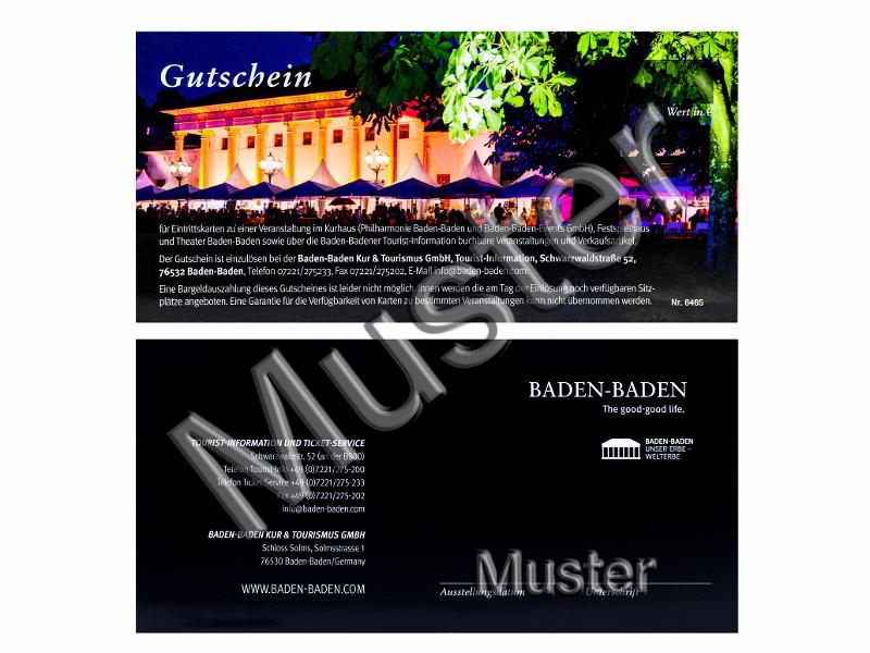 Gutschein Baden-Baden