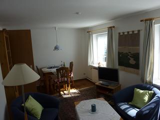 Ansicht Essplatz Wohnzimmer