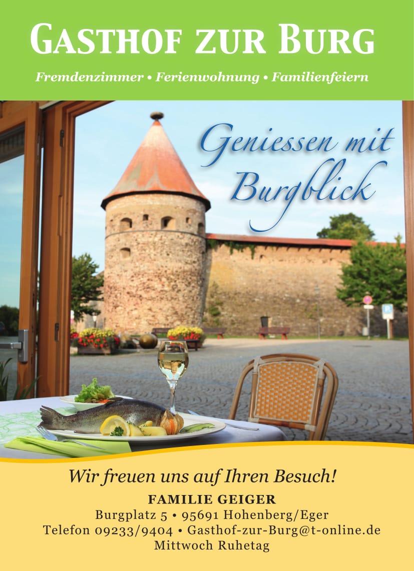 Gasthof "Zur Burg" (Hohenberg). Ferienwo Ferienwohnung in Deutschland