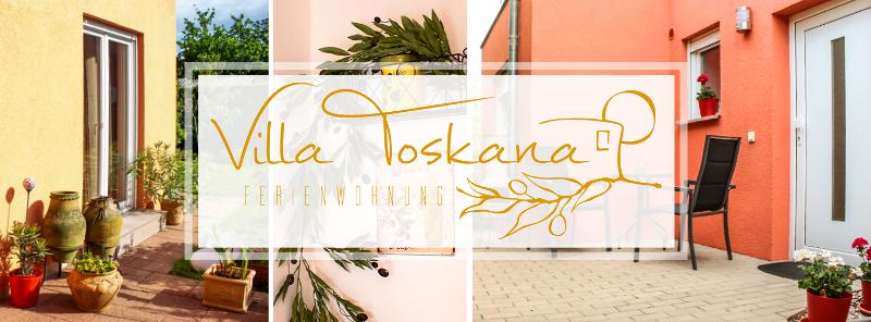 Villa Toskana mit Logo