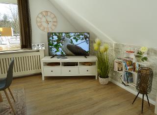 Fernseh-Ecke mit kostenfreiem Netflix-Zugang