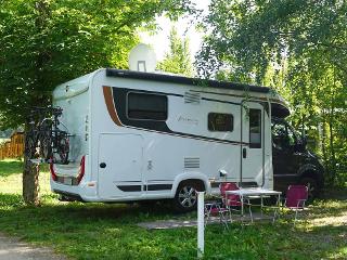 Wohnmobil-Stellplatz im Haflinger Gestüt Meura