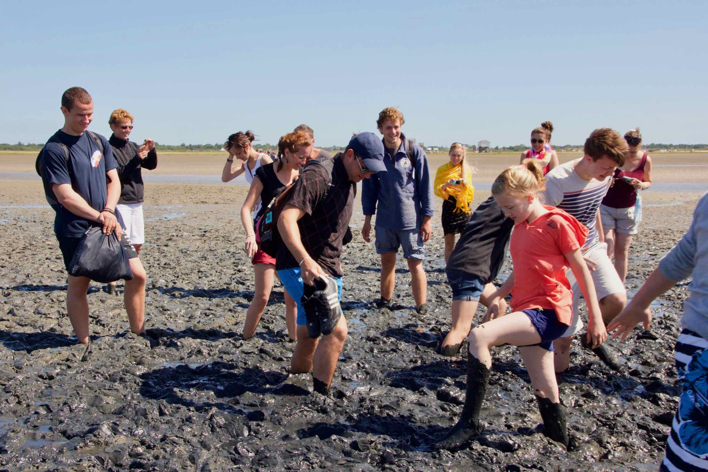 Kinder und Eltern entdecken mit der Schutzstation Wattenmeer den Lebensraum Wattenmeer mit Muscheln, Krebsen, Wattwurm und anderen spannenden Tieren.