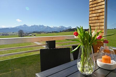 Blick vom Balkon