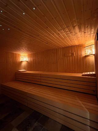 Gemütliche Sauna zum Entspannen und Ausruhen