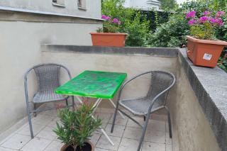 Fewo Villa zum Tiergehege: Balkon