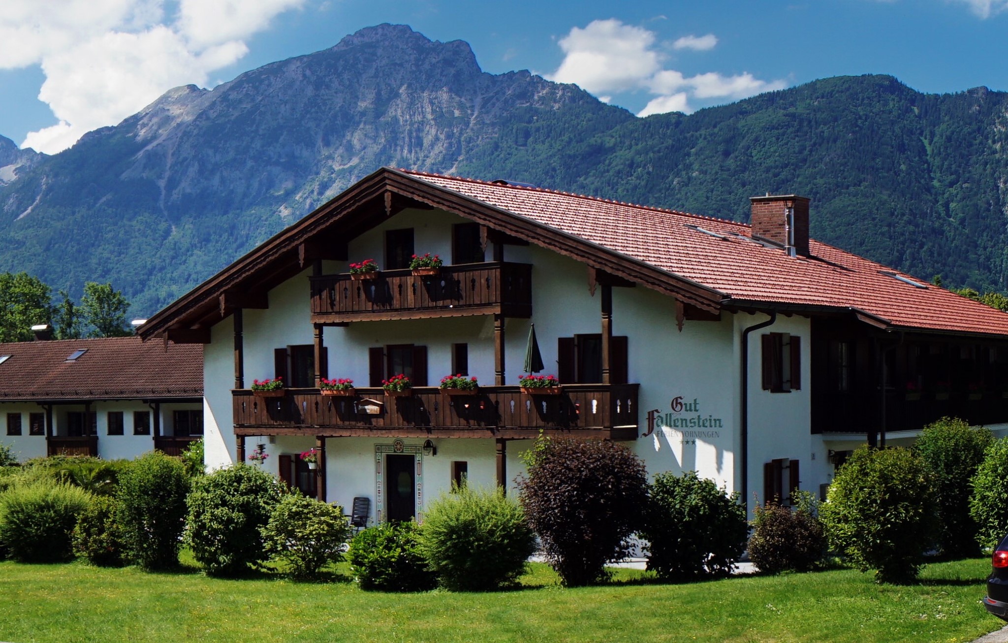 Gut Fallenstein (DE Bayerisch Gmain). gemütli Ferienwohnung in den Alpen