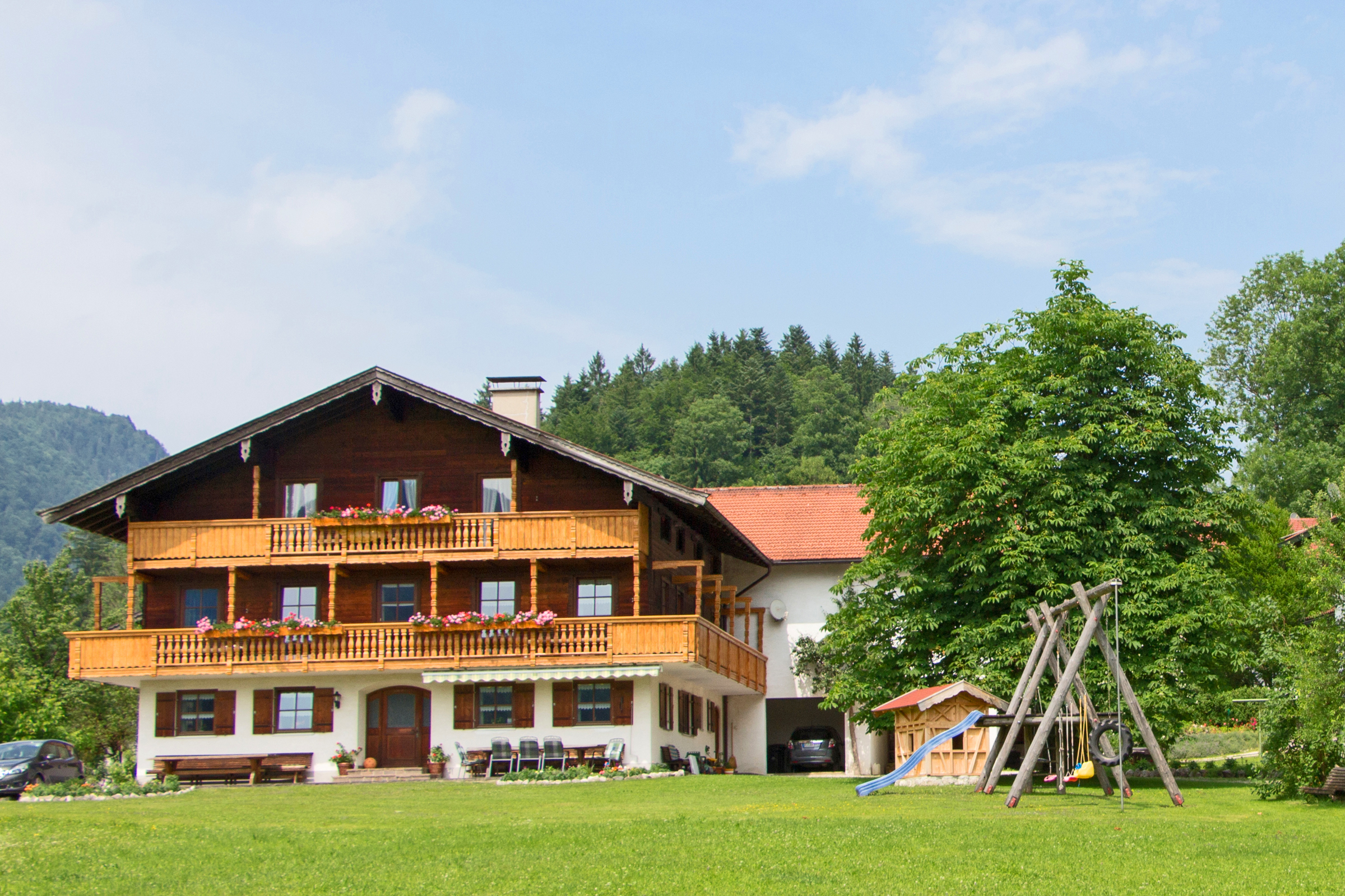 Bauernhof Ertlhof (DE Sachrang). Ferienwohnung Ber Ferienwohnung in den Alpen