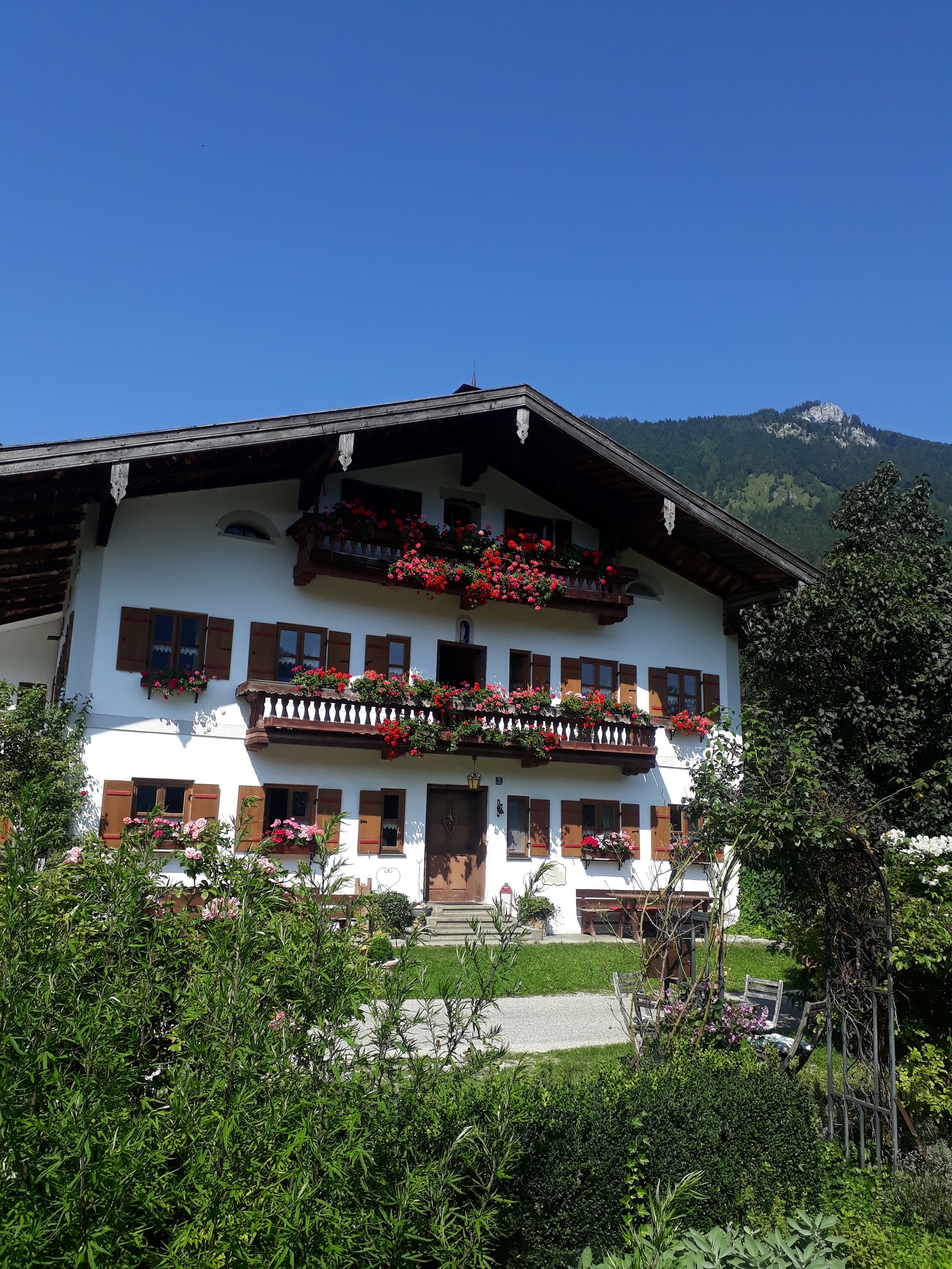 Huberhof, Mettenham (DE Schleching). Ferienwohnung Ferienwohnung in den Alpen