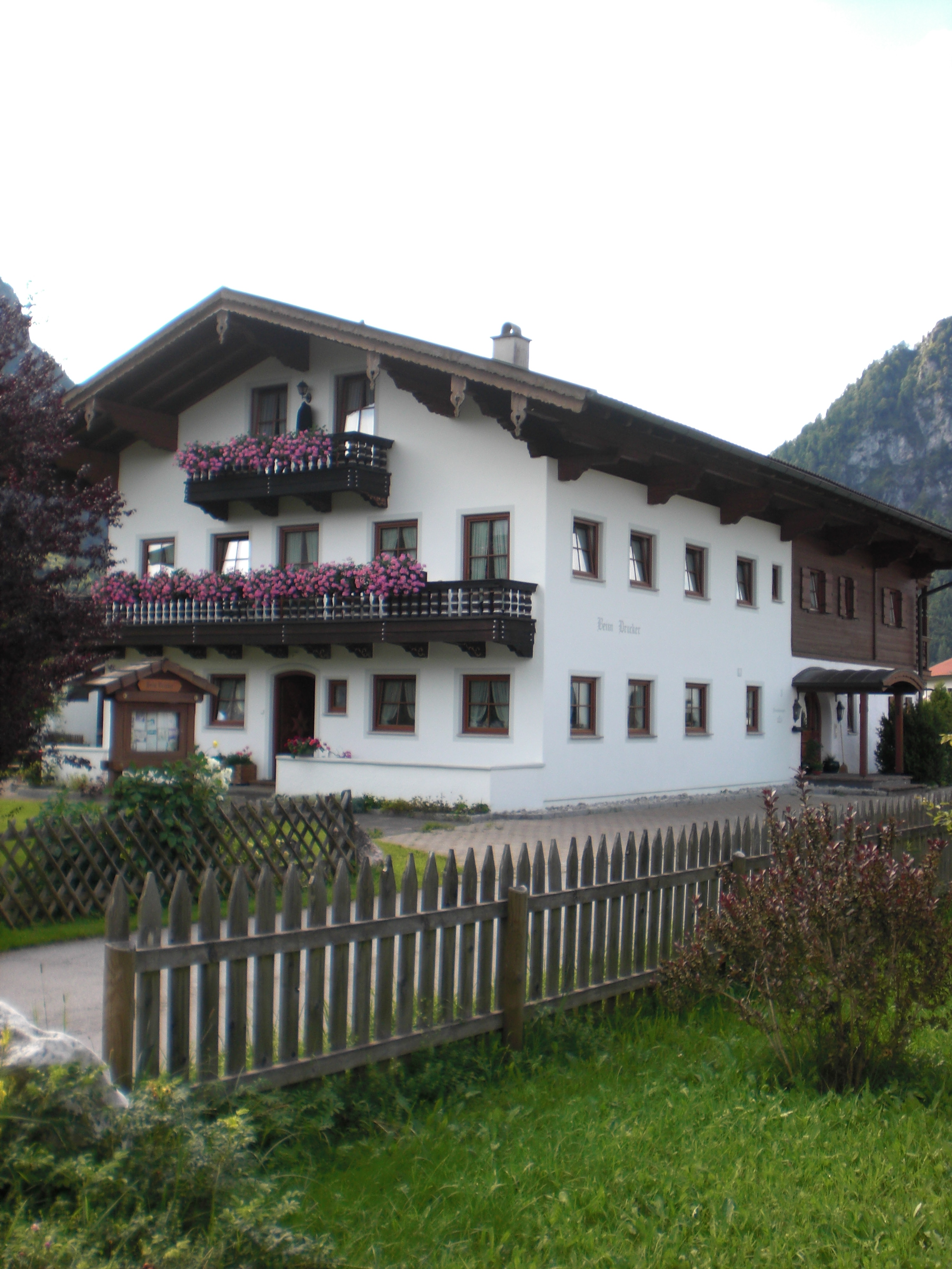 Gästehaus Beim Drucker - Chiemgau Karte (DE I Ferienwohnung  Chiemgauer Alpen