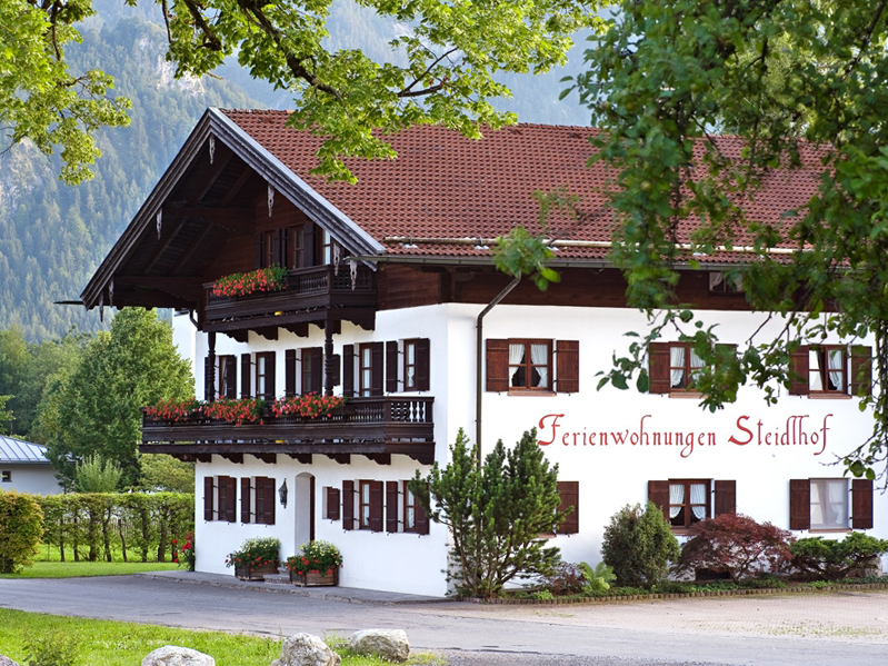 Steidlhof - Chiemgau Karte (DE Inzell). Ferienwohn Ferienwohnung  Chiemgau