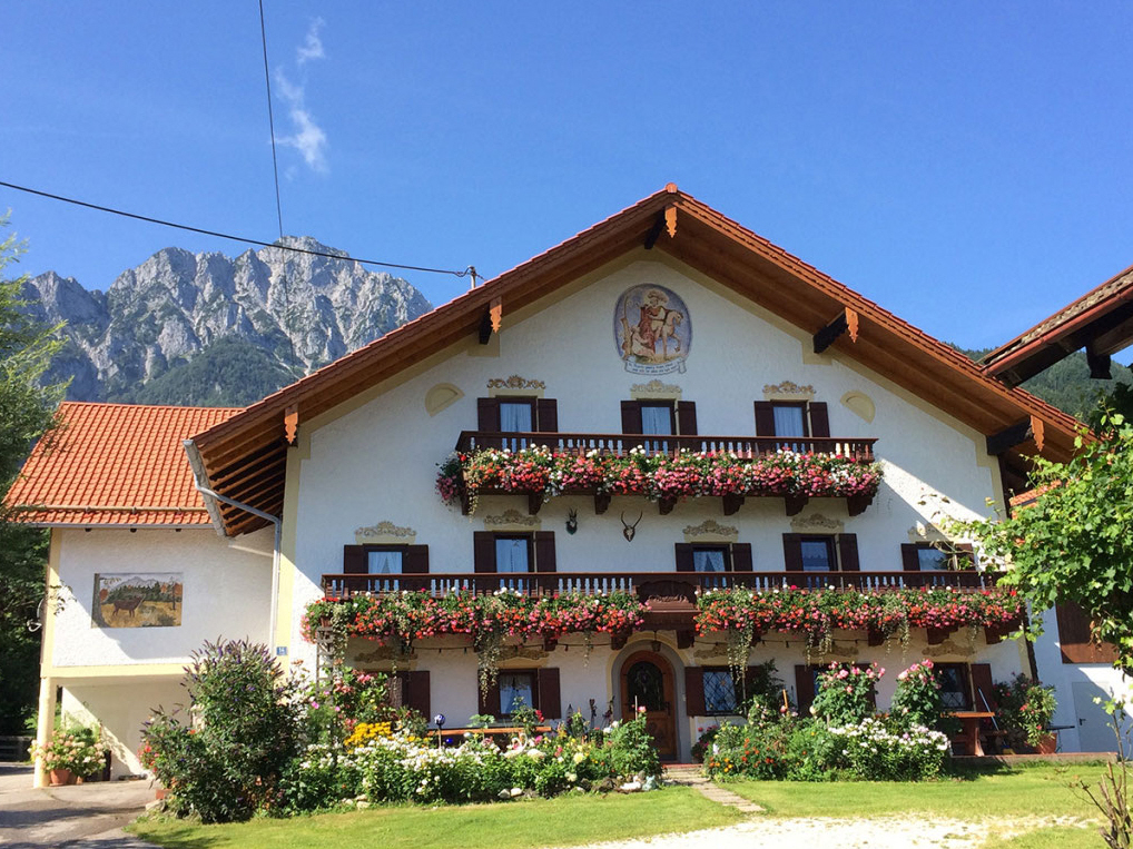Kastnerhof (DE Anger-Aufham). Ferienwohnung Bergbl Ferienwohnung in den Alpen