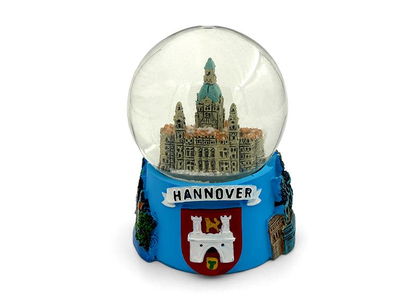 Schneekugel Hannover Rathaus,Marktkirche,Messe,Snowglobe Germany Souvenir
