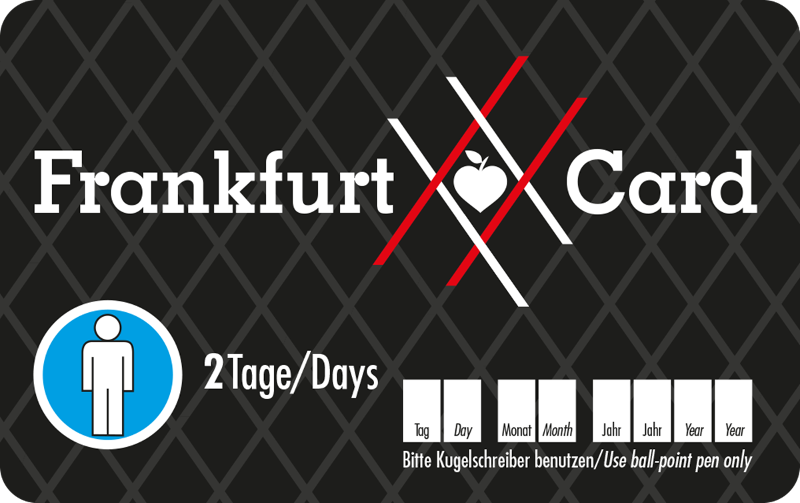 Frankfurt Card 2-Day Ticket Individual Ticket