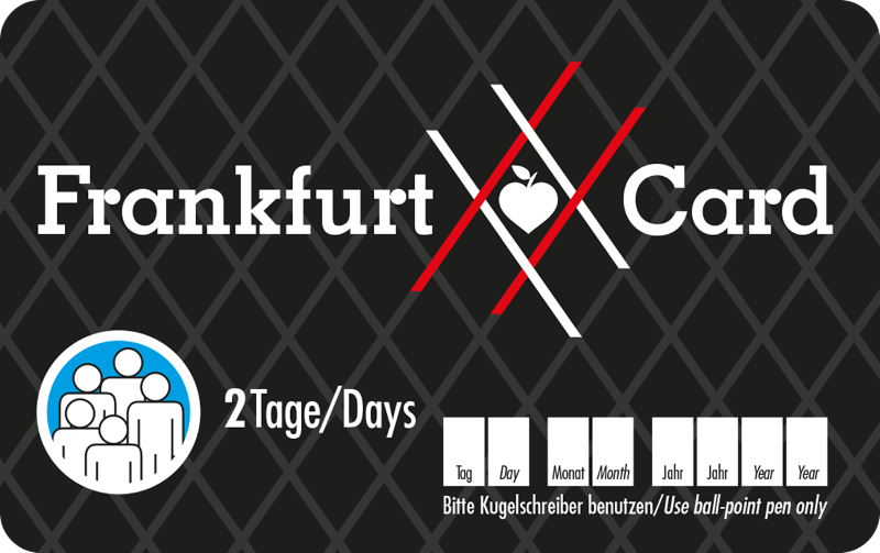 Frankfurt Card 2-Tageskarte Gruppenkarte