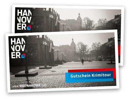 Gutschein Stadttour "Dem Verbrechen auf der Spur - Hannovers Krimi Tour"