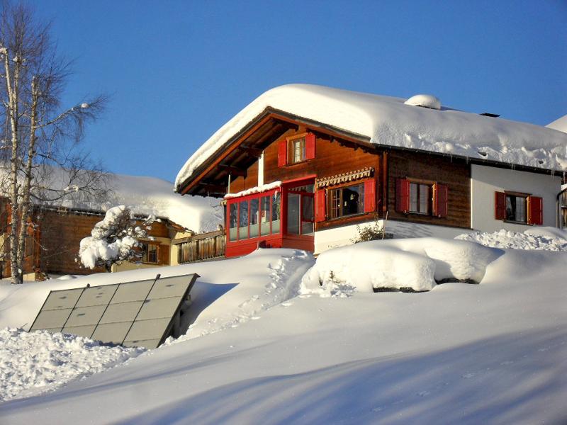 Ferienwohnung Klosterserblick im Winterkleid