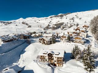 Hotel Gravas, Vella, Winterpanorama