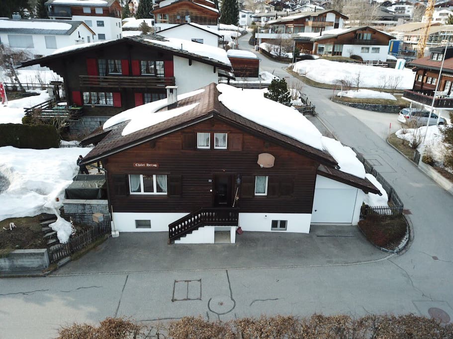 Chalet Herzog, (Flims Dorf). 3.5 Zimmerwohnung Ferienhaus in der Schweiz