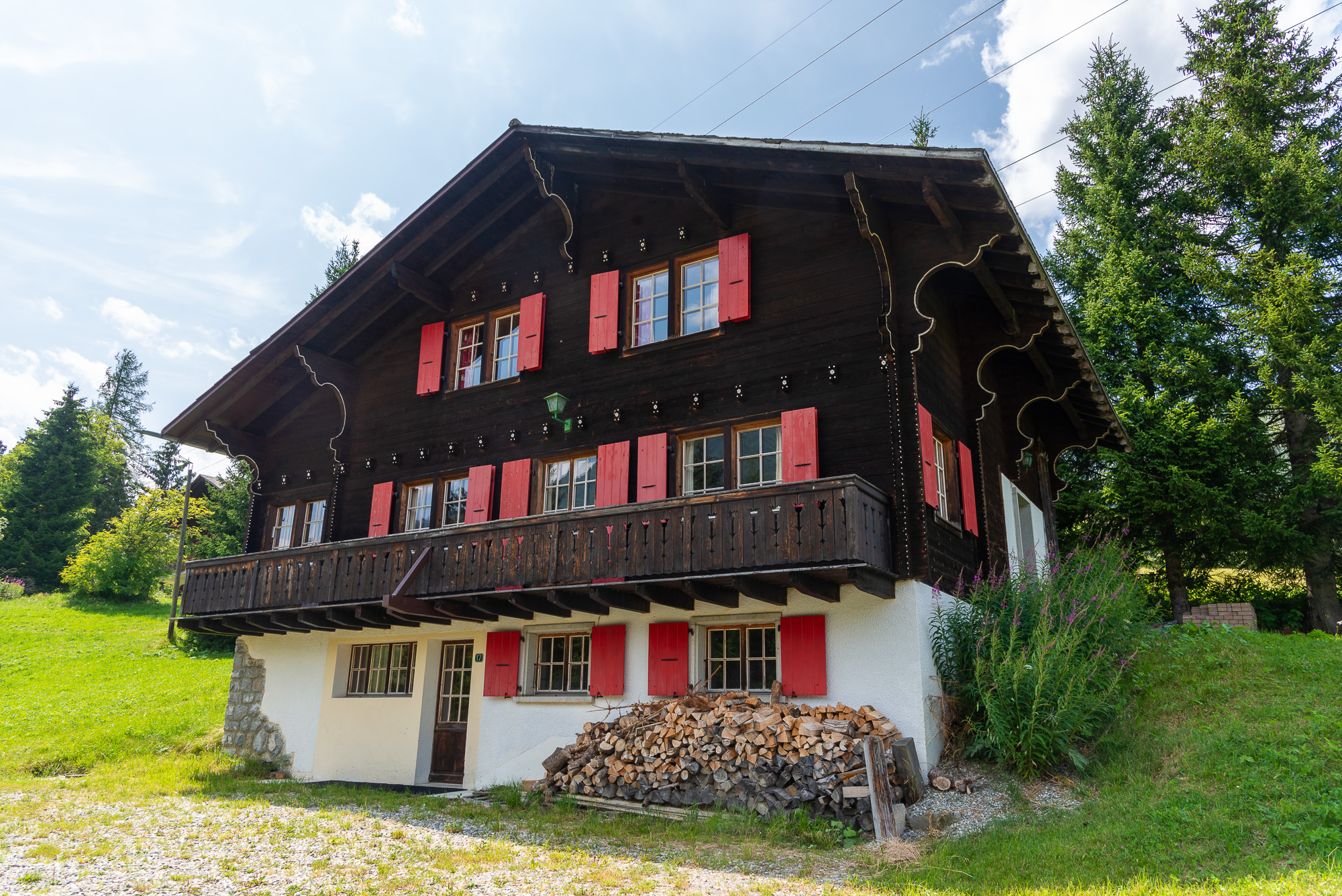 Chalet La Bürsch, (Les Mosses).  Ferienhaus in der Schweiz