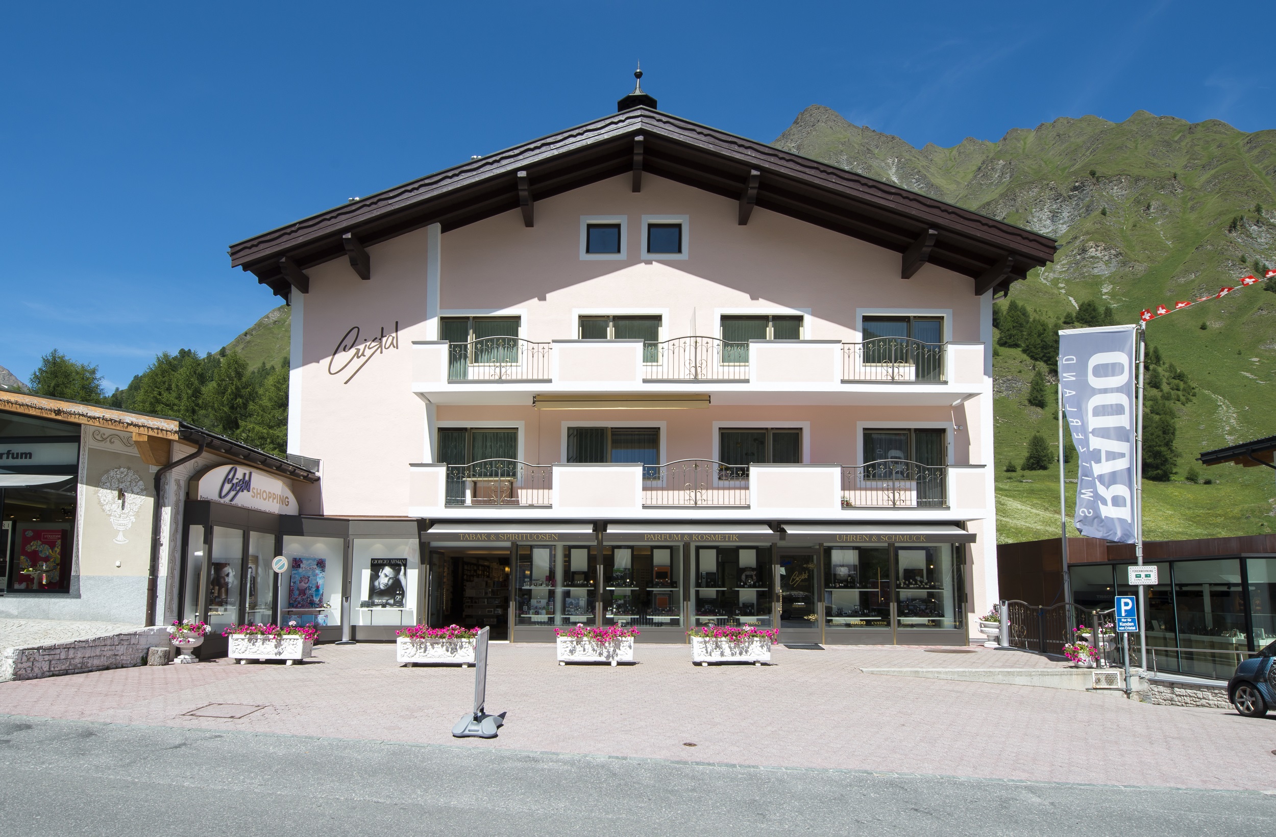 Appartementhaus Cristal, (Samnaun-Dorf).  Ferienwohnung in der Schweiz