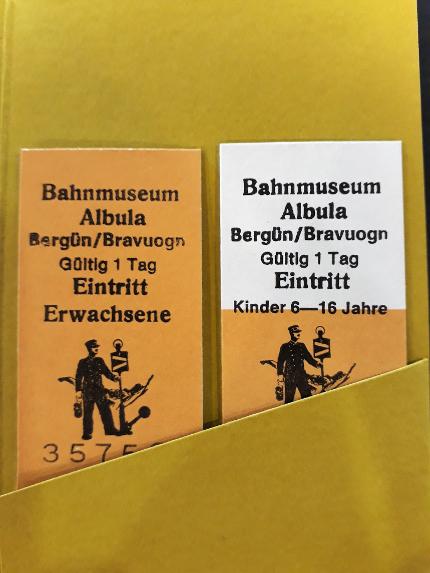 Gutschein Eintritt Bahnmuseum Albula