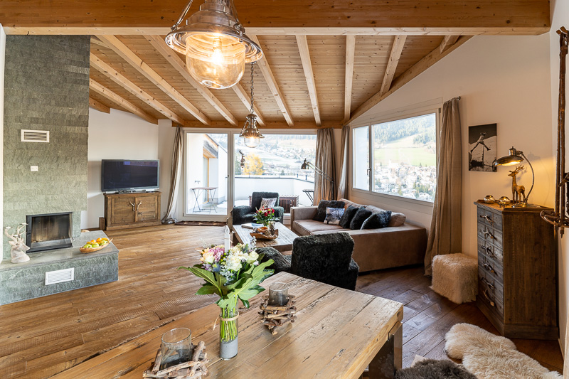 Edelweiss Ferienwohnung, Promenada Penthouse, (Fli Ferienwohnung in der Schweiz