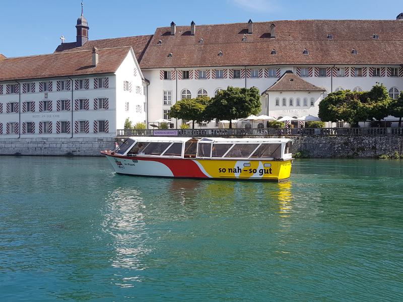 Führung Öufi Boot, Aare, Solothurn ©Öufi Boot