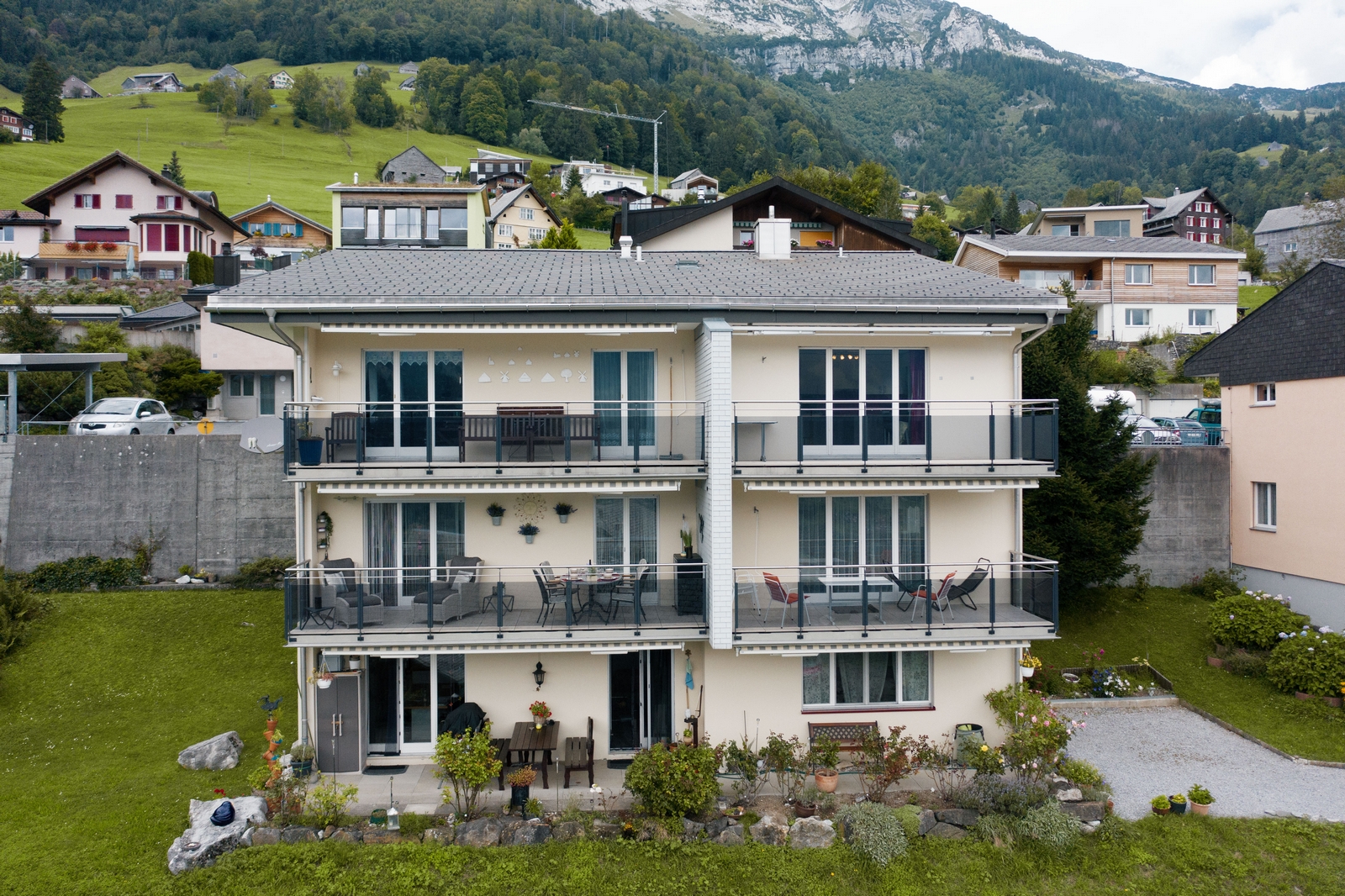 Apartment Panoramablick, (Amden). Ferienwohnung /  Ferienwohnung in der Schweiz