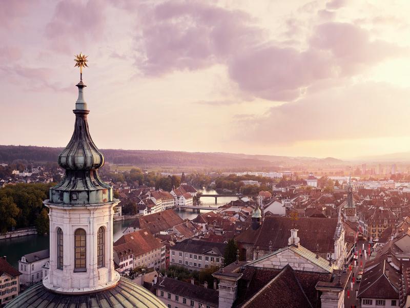 Solothurn, Sicht von Turm