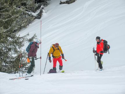 Praxistag Lawinenkunde mit geführter Ski-, Splitboard-, Schneeschuhtour