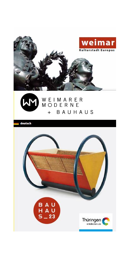 Weimarer Moderne + Bauhaus-Stadtplan